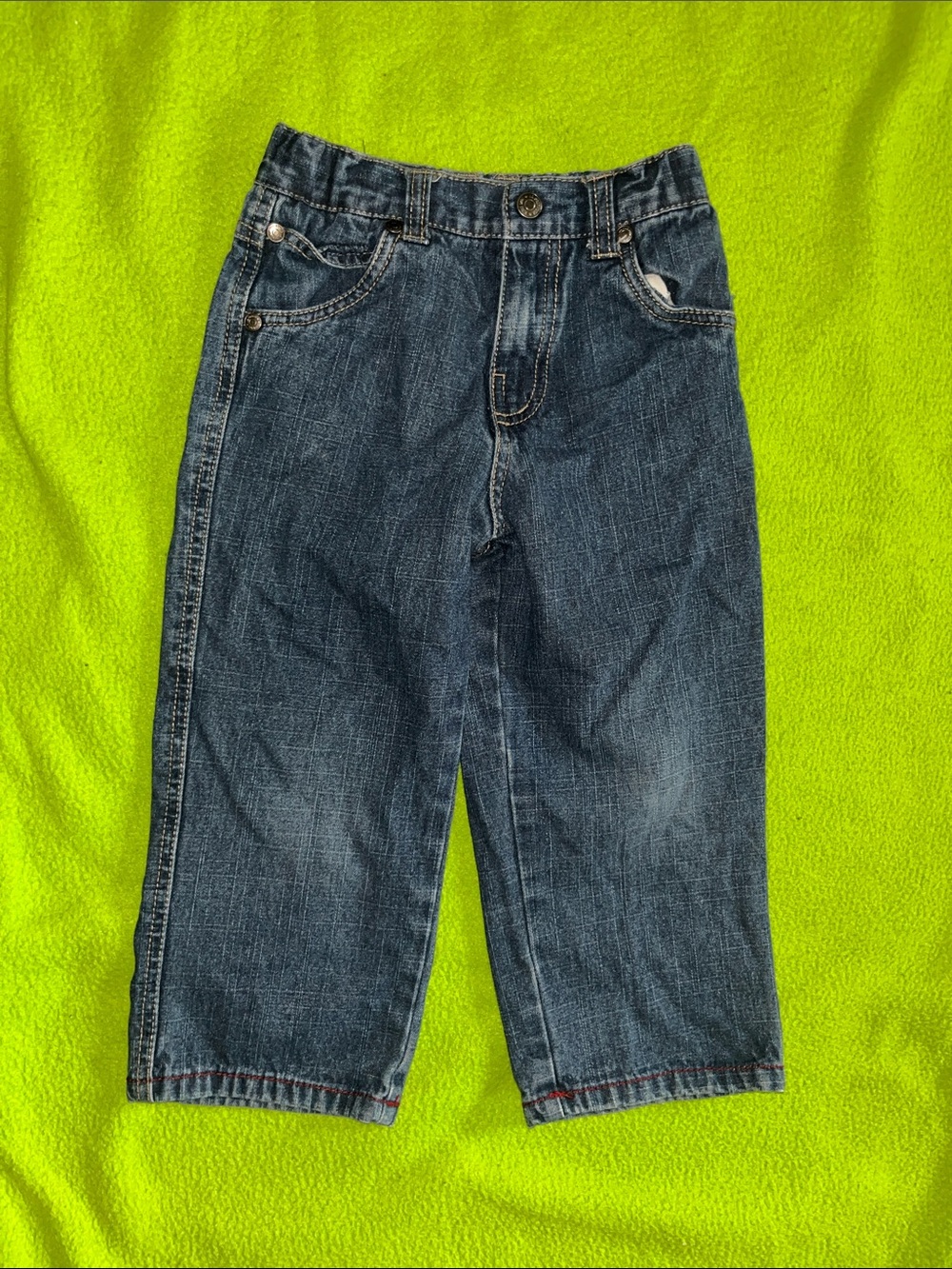 U.S. Polo Assn. Dark Blue Kids' Denim Jeans with Elastic Waist